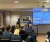 Konferansen ble avrundet med en Ung i nord-bolk. Marianne Berg, Nordkappregionen Næringshage, og Kristiane M. Krystad, Arctic Energy Partners, snakket om muligheter og utfordringer med rekruttering t