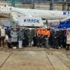 Programmet på Ung i nord-scenen ble avsluttet med industribesøk til Kirkenes-bedriften Kimek. Teamleder på mekanisk avdeling Daniel A. Malin tok med deltakerne på omvisning inne på et av verksted