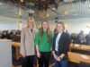 Hanna Kjøniksen, ABB, Wanda Levang, TESS Vest og Kaja Nesbø, Aibel, fotalte om muligheter fra leverandørperspektivet på Barents Blue Supplier Day.