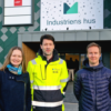 Hilde Rollefsen Næss, AEP, Kim-André Åsheim, Mo Industripark, og Juha Antti Törmikoski, hos Mo I