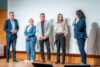 Fra Industri- og kraftkonferansen 2025. Fra venstre: Kjell Giæver, Arctic Energy Partners, Kristiane M. Krystad, Arctic Energy Partners, Kjetil Kristensen, Alta Næringsforening, Hilde R. Næss, Arct