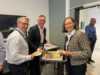 Knut Vidar Larssen,  lete- og produksjonssjef Barentshavet Equinor, Kjell Giæver, direktør Arctic