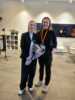 Hilde Rollefsen Næss (til venstre) fra Arctic Energy Partners deltok på feiringen sammen med blant annet Inger Eriksen i Hammerfest 12. mars. 