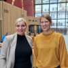Inger Johanne Hagen (t. h.) gleder seg til å holde innlegg om GoliatVIND på Fisk, Olje og Jazz. Her fra ett arrangement i Hammerfest sammen med Nina K. Jonassen. 